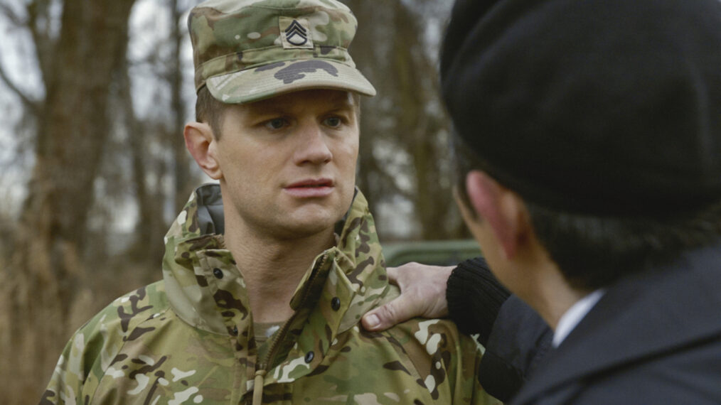 Michael Oberholtzer as Sergeant Carter Bly in Bull