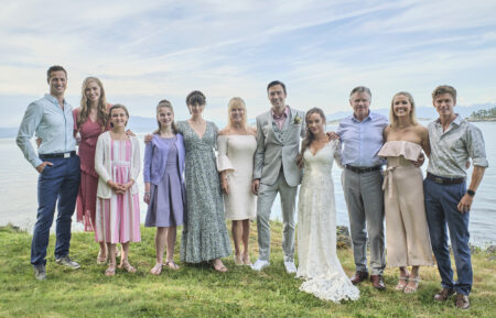 Brendan Penny, Meghan Ory, Barbara Niven, Laci J Mailey, Treat Williams, Emilie Ullerup, Andrew Francis in Chesapeake Shores