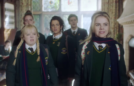 'Derry Girls,' Season 3 Trailer, Channel 4/Netflix, Louisa Harland as Orla, Nicola Coughlan as Clare, Jamie-Lee O’Donnell as Michelle, Dylan Llewellyn as James, Saoirse-Monica Jackson as Erin