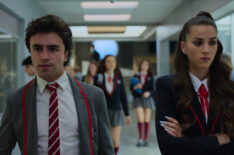 Itzan Escamilla and Claudia Salas in Elite Season 5