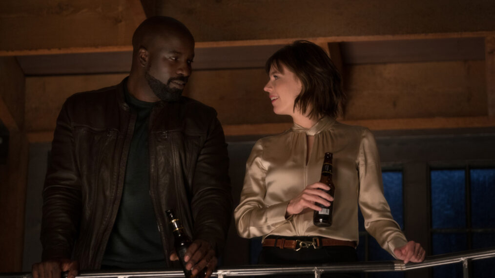 Mike Colter as David Acosta and Katja Herbers as Kristen Bouchard in Evil - 'C Is for Cannibal'