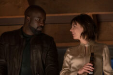 Mike Colter as David Acosta and Katja Herbers as Kristen Bouchard in Evil - 'C Is for Cannibal'