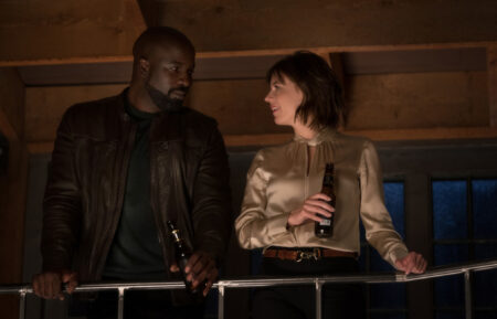 Mike Colter as David Acosta and Katja Herbers as Kristen Bouchard in Evil - 'C Is for Cannibal'
