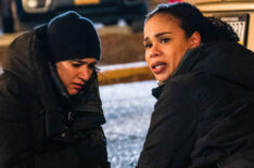 Keisha Castle-Hughes as Special Agent Hana Gibson and Roxy Sternberg as Special Agent Sheryll Barnes in FBI Most Wanted