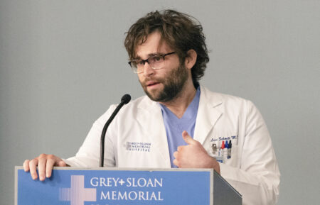Jake Borelli as Levi in Grey's Anatomy