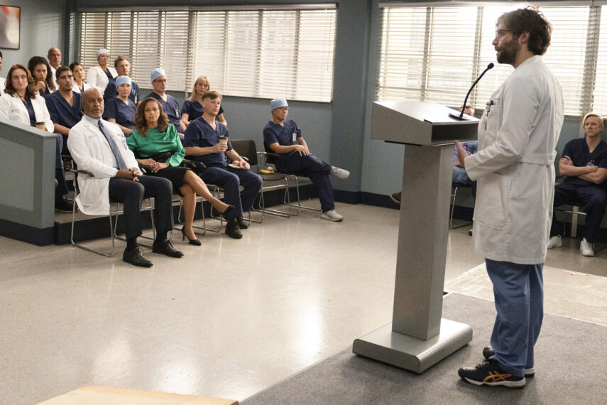 Jake Borelli as Levi in Grey's Anatomy