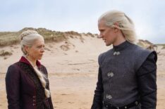 Emma D’Arcy as Rhaenyra Targaryen and Matt Smith as Daemon Targaryen in House of the Dragon