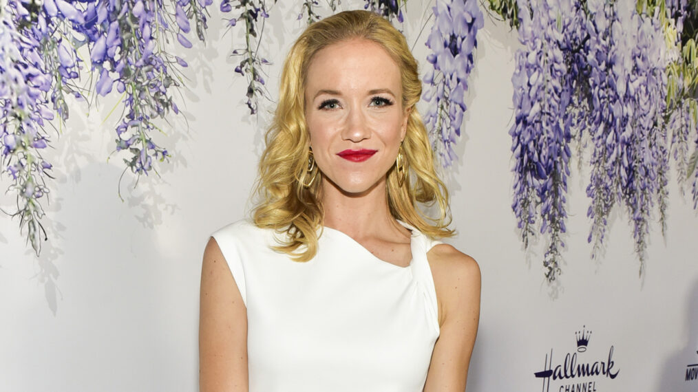 Jessy Schram attends the 2018 Hallmark Channel Summer TCA