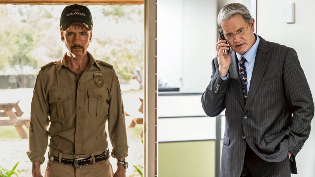 John Cameron Mitchell as Joe, Kyle MacLachlan as Howard in Joe vs. Carole