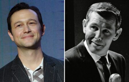 Joseph Gordon-Levitt and Johnny Carson