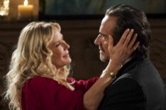 Katherine Kelly Lang as Brooke Logan and Thorsten Kaye as Ridge Forrester of The Bold and The Beautiful