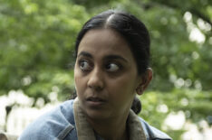 Anjana Vasan as Pam eating ice cream in Killing Eve