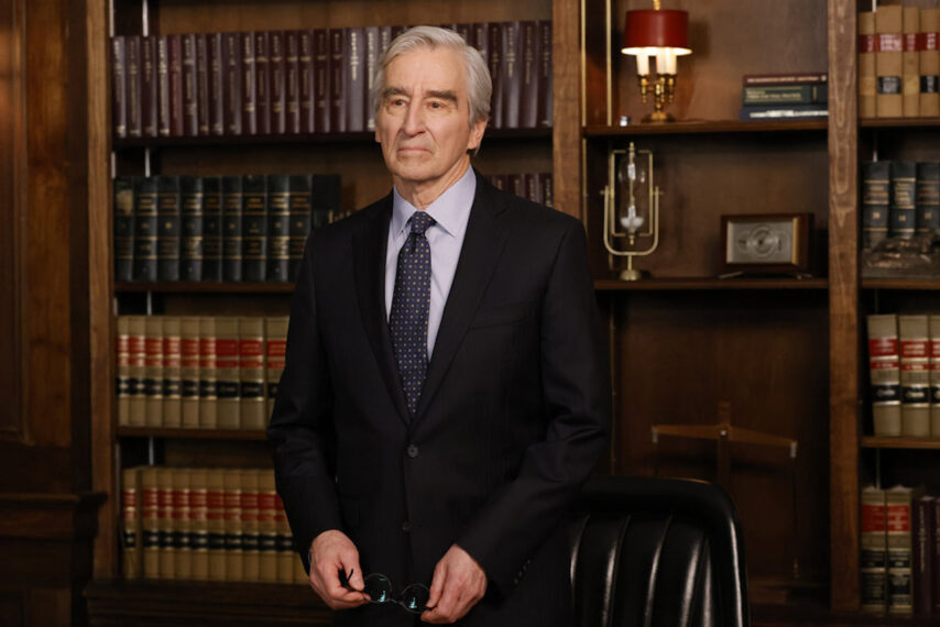 Sam Waterston as District Attorney Jack McCoy in Law & Order