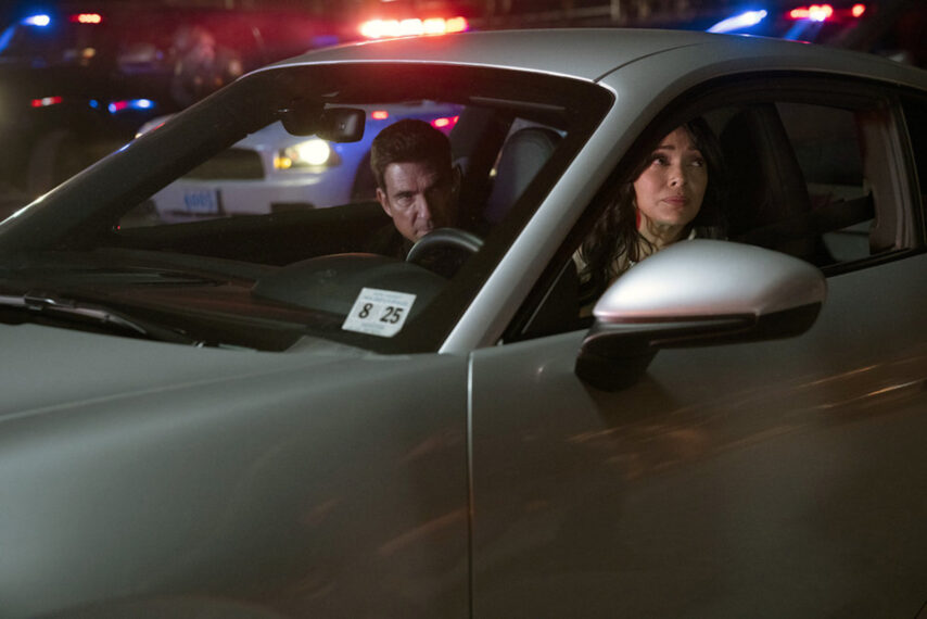 Dylan McDermott as Richard Wheatley, Tamara Taylor as Angela Wheatley in Law & Order Organized Crime