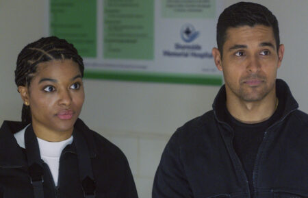 Naomi Grace as Kayla Vance, Wilmer Valderrama as Nick Torres in NCIS