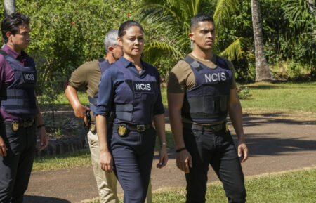 Vanessa Lachey as Tennant, Wilmer Valderrama as Torres in NCIS Hawai'i