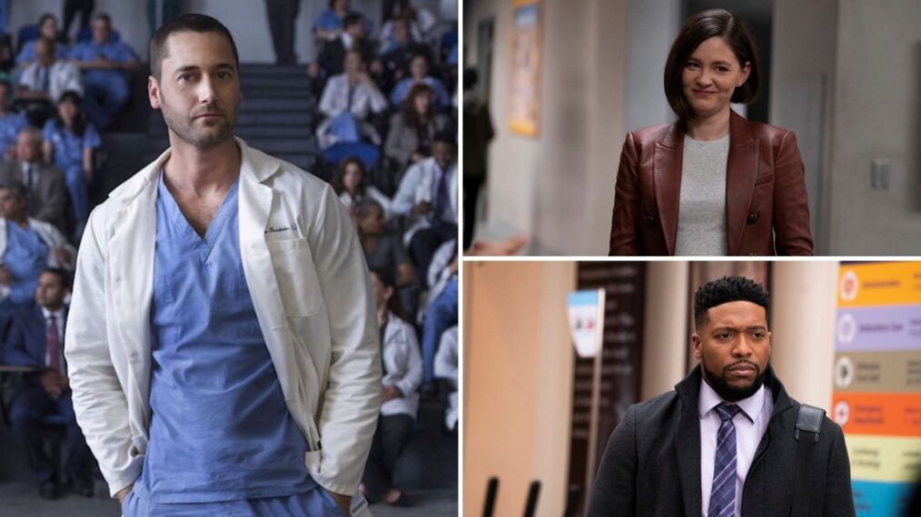 Ryan Eggold, Sandra Mae Frank, Jocko Sims in New Amsterdam