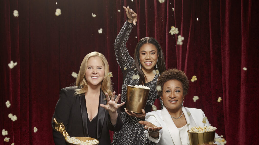 Amy Schumer, Regina Hall, and Wanda Sykes for the Oscars