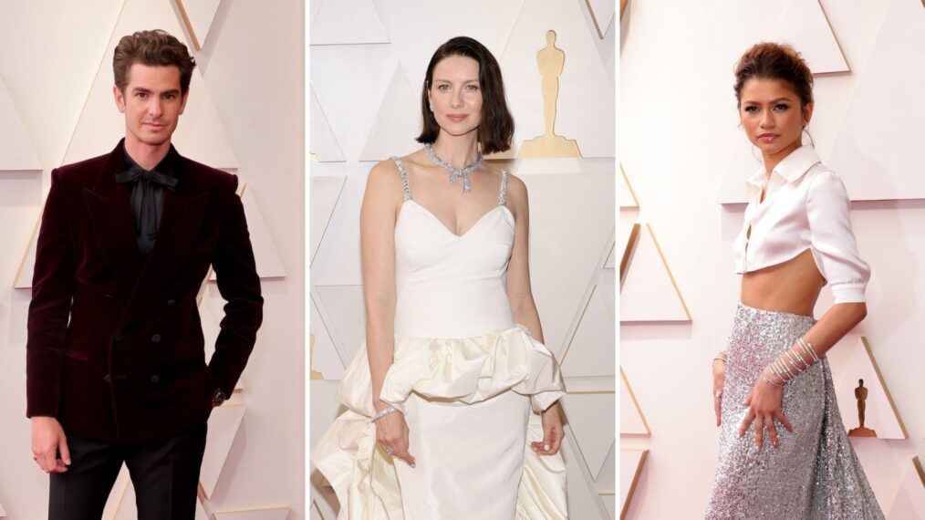 Andrew Garfield, Caitriona Balfe, Zendaya at the Oscars 2022