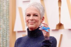 Jamie Lee Curtis on the red carpet of the 94th Annual Academy Awards