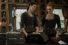 Outlander, Season 6 - Caitriona Balfe and Sophie Skelton