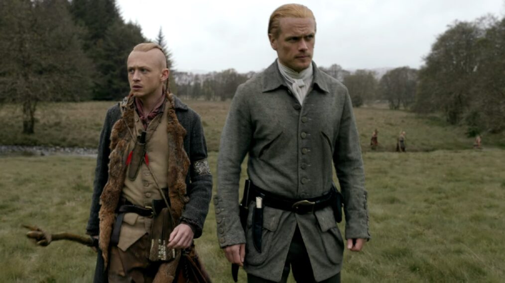 Outlander Season 6 - John Bell and Sam Heughan