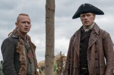 John Bell and Sam Heughan in Outlander - Season 6