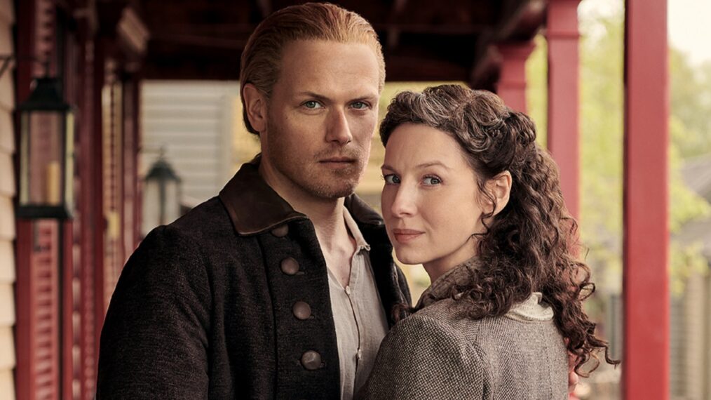 Outlander Season 6 Sam Heughan and Caitriona Balfe