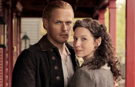 Outlander Season 6 Sam Heughan and Caitriona Balfe