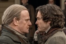 Outlander - Season 6 - Mark Lewis Jones and Alexander Vlahos face-to-face