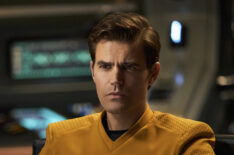 Paul Wesley as Kirk in Star Trek Strange New Worlds