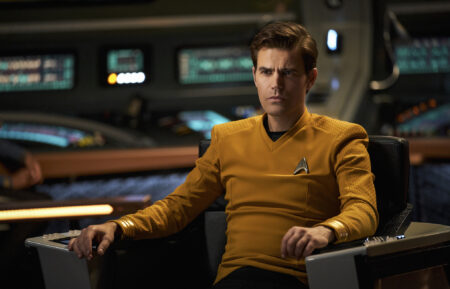 Paul Wesley as Kirk in Star Trek Strange New Worlds