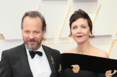 Peter Sarsgaard and Maggie Gyllenhaal at the Oscars 2022