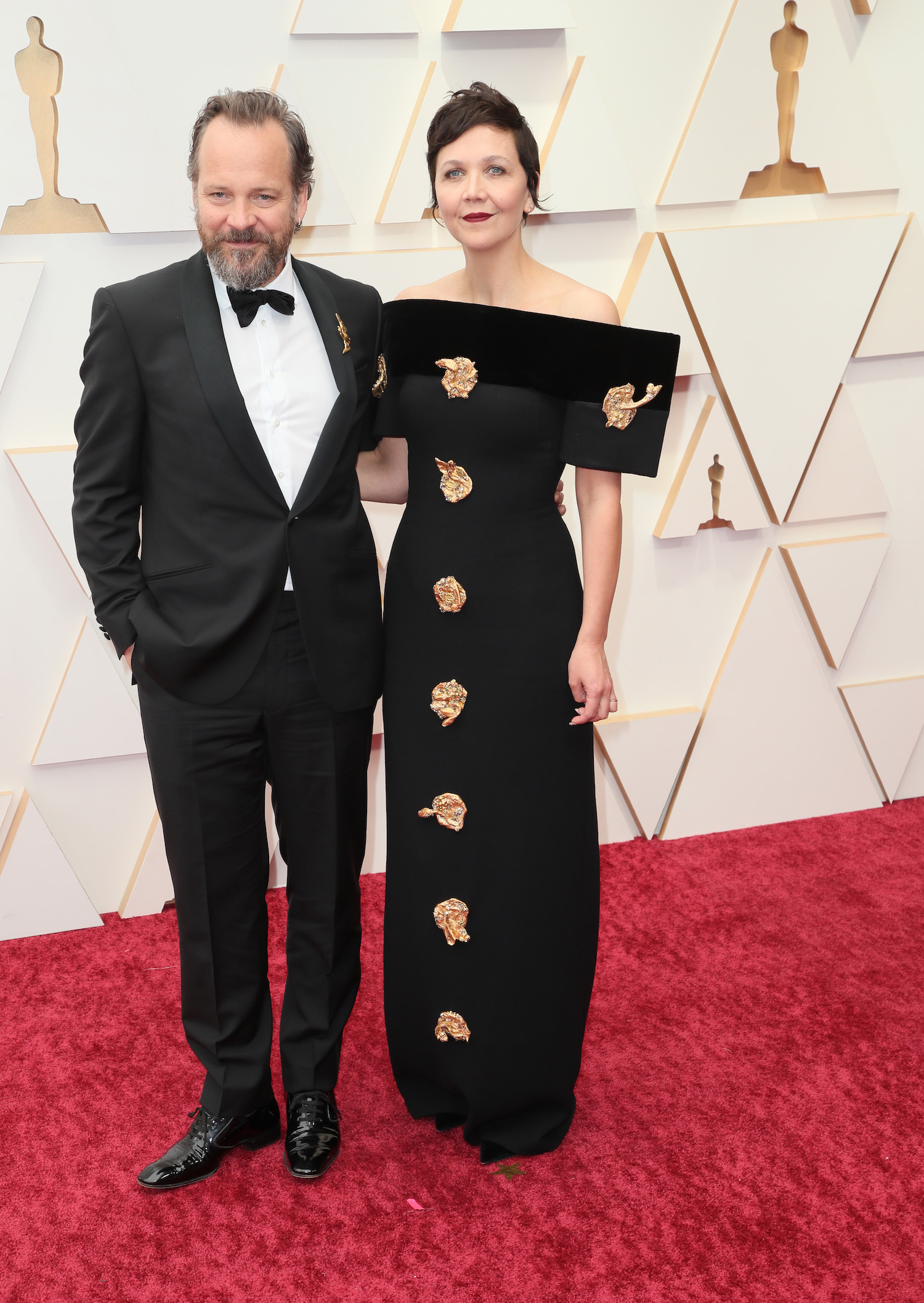 Peter Sarsgaard and Maggie Gyllenhaal at the Oscars 2022