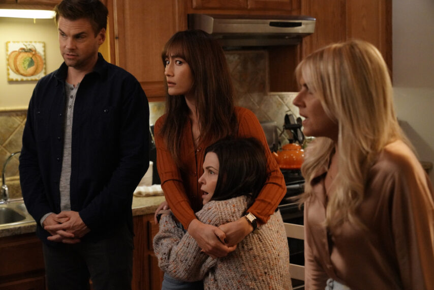 Tommy Dewey, Maggie Q, Ginnifer Goodwin, Eliza Coupe in Pivoting