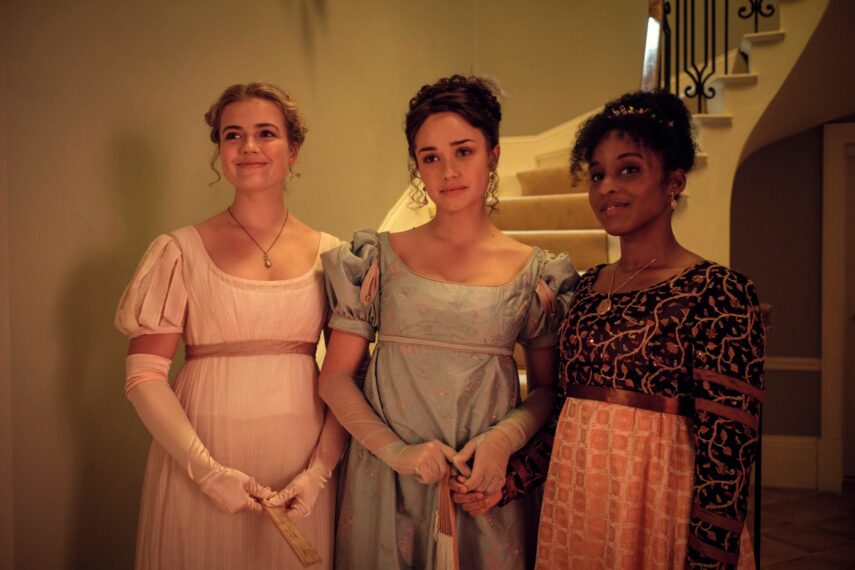 Rosie Graham as Alison Heywood Rose Williams as Charlotte Heywood Crystal Clarke as Georgiana Lambe in Sanditon