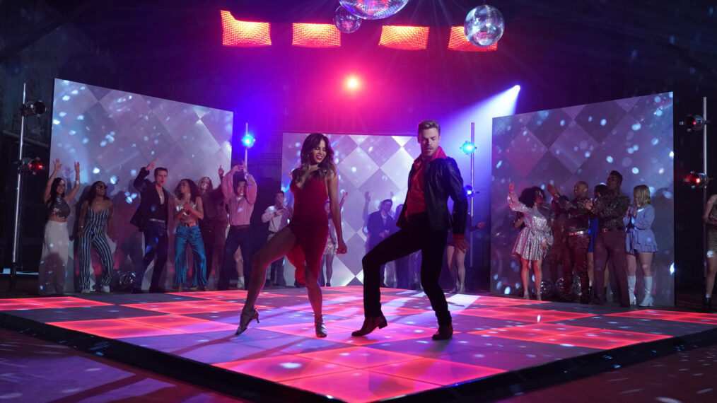 #Derek Hough & Jenna Dewan on Getting ‘Saturday Night Fever’ for ‘Step Into…The Movies’