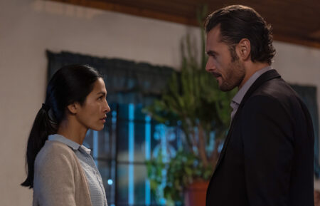 Elodie Yung and Oliver Hudson in The Cleaning Lady