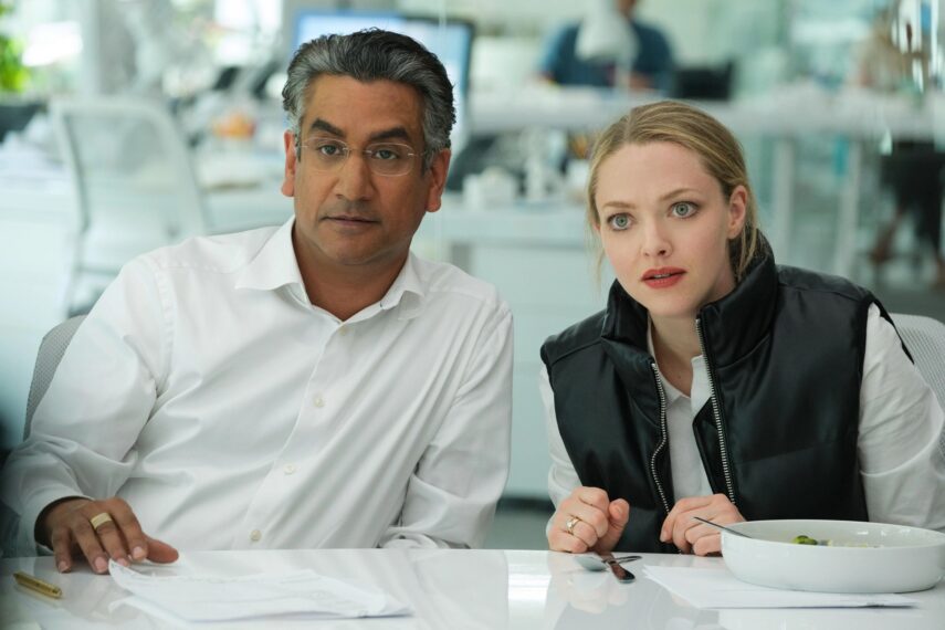 The Dropout Naveen Andrews and Amanda Seyfried