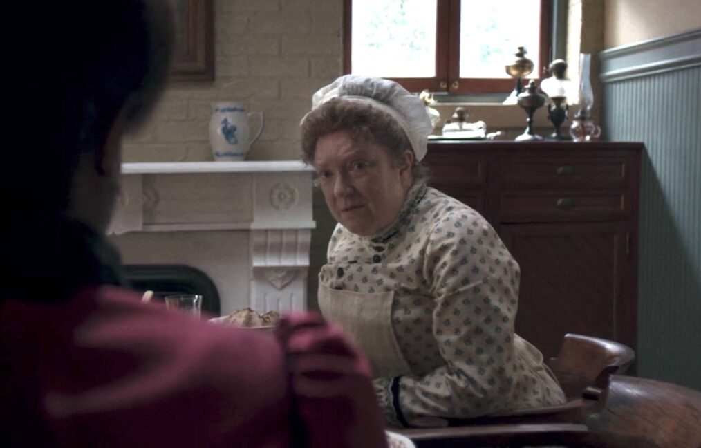 Kristine Nielsen as Mrs. Bauer in 'The Gilded Age' Season 1