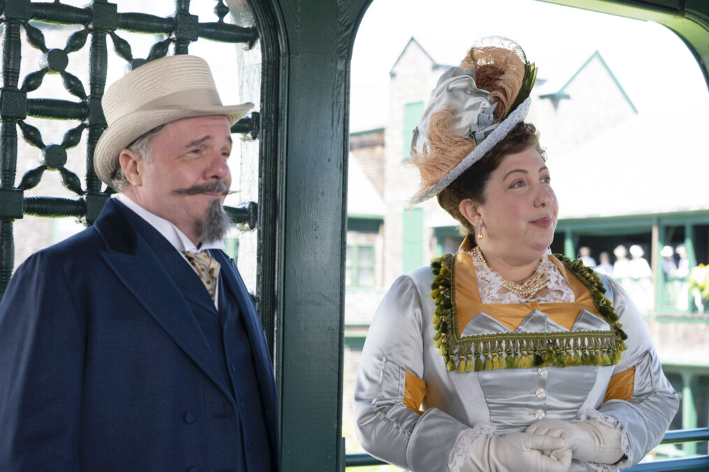 Nathan Lane and Ashlie Atkinson in 'The Gilded Age' Season 1