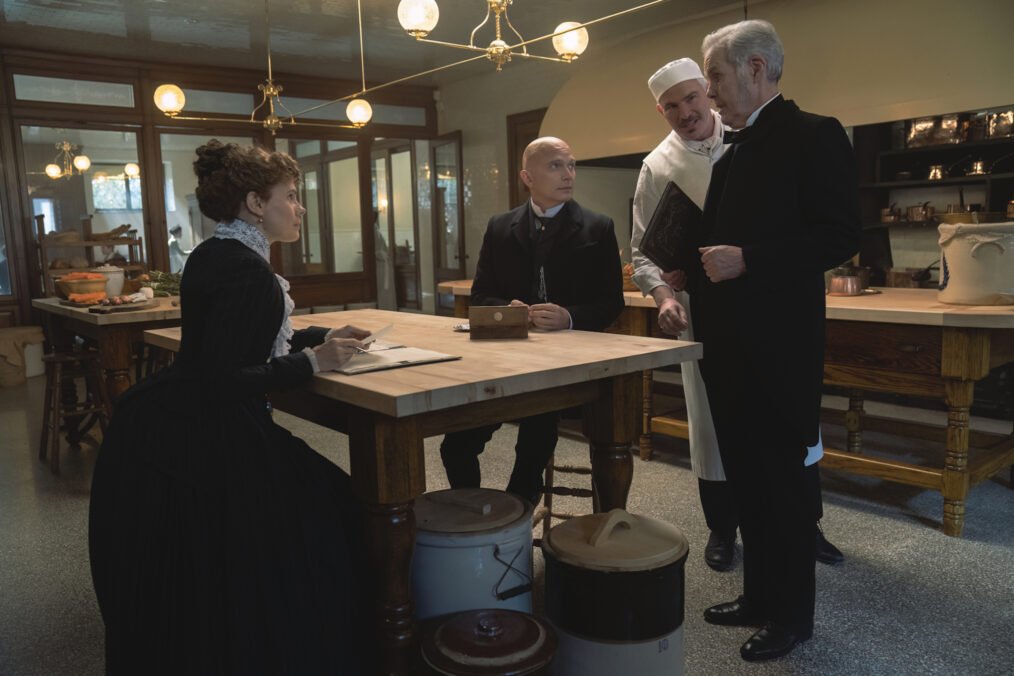 Celia Keenan-Bolger, Michael Cerveris, Douglas Sills, and Jack Gilpin in 'The Gilded Age' Season 2