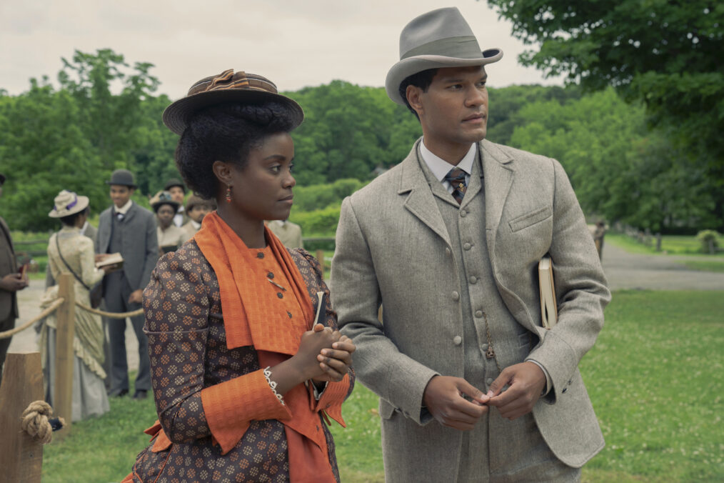 Denée Benton and Sullivan Jones in 'The Gilded Age' Season 2