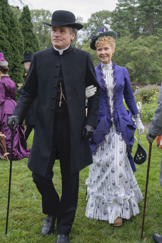 Robert Sean Leonard and Cynthia Nixon in 'The Gilded Age' Season 2