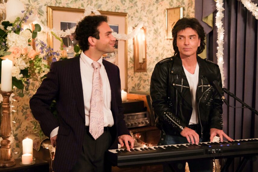 The Goldbergs Troy Gentile and Richard Marx 