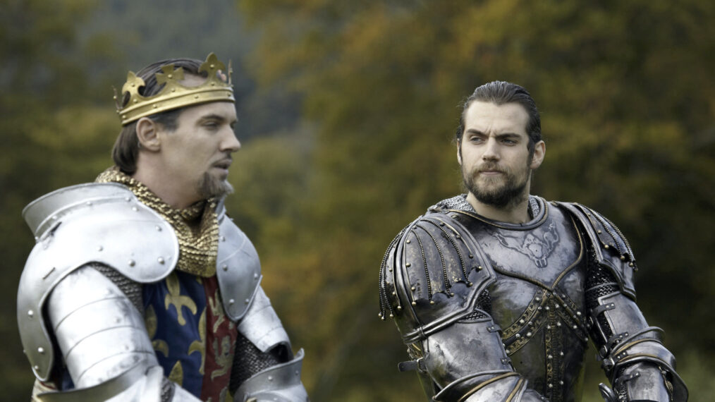 Jonathan Rhys Meyers and Henry Cavill in The Tudors