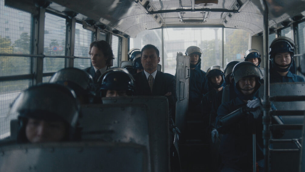 Ansel Elgort, Ken Watanabe in Tokyo Vice