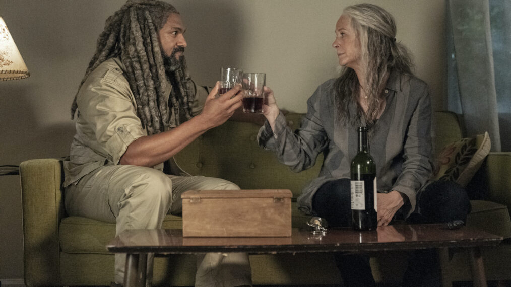 Melissa McBride as Carol Peletier, Khary Payton as Ezekiel