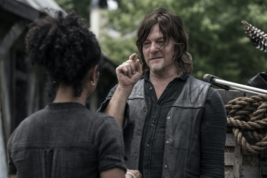 Norman Reedus as Daryl Dixon, Lauren Ridloff as Connie