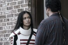Christian Serratos as Rosita Espinosa, Josh McDermitt as Dr. Eugene Porter